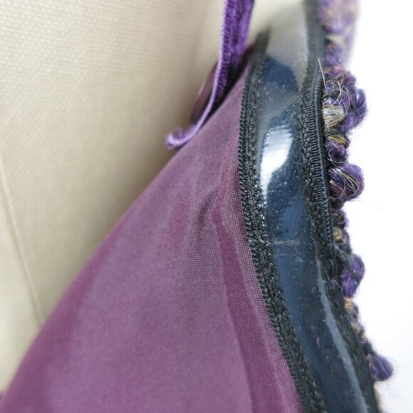 BEAUTIFUL Nanette Lepore "Timpani" Tweed Dress NWT Sz 10 Plum - Picture 12 of 16